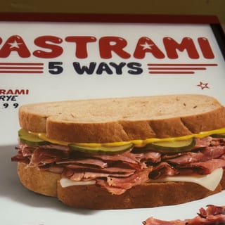 Pastrami Sandwich On Rye