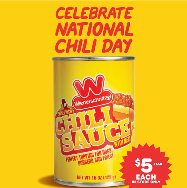Can Of World Famous Chili.