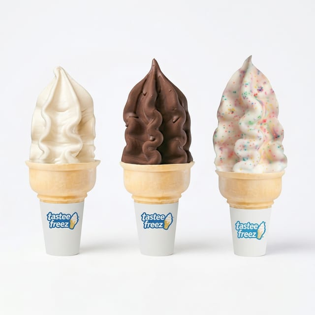 Soft Serve Cones.