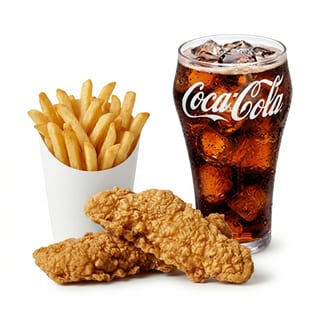 #12 Combo-Chicken Tenders 2 Piece, Small Fries, Small Soda.