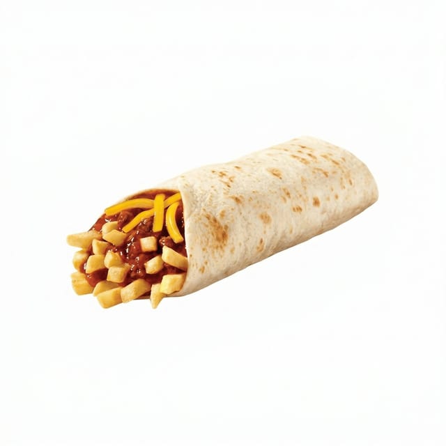 Chili Cheese Fries Burrito.